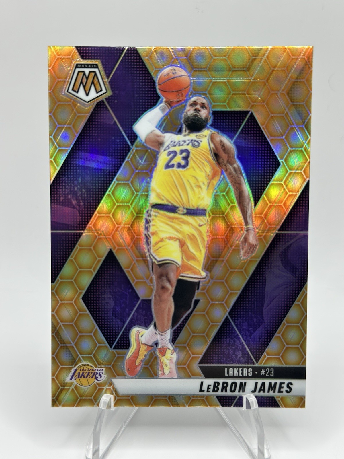 2024-25 Panini Mosaic LeBron James #180 Honeycomb SSP Lakers