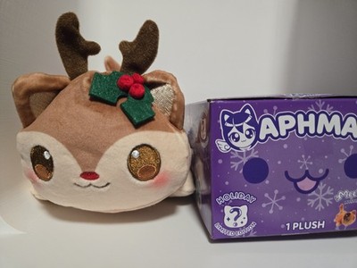 APHMAU MeeMeows REINDEER CAT Mystery 6'' Plush HOLIDAY LIMITED EDITION (Open)