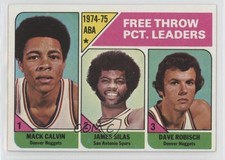 1975-76 Topps League Leaders Mack Calvin James Silas Dave Robisch #224 1j2