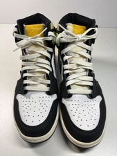 7266) Nike Air Jordan 1 One Retro High White/Volt 555088-116 Men’s Size 10.5