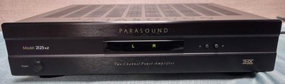 PARASOUND 2125 V.2 Two Channel Stereo POWER AMPLIFIER  A/B set speaker out NICE!