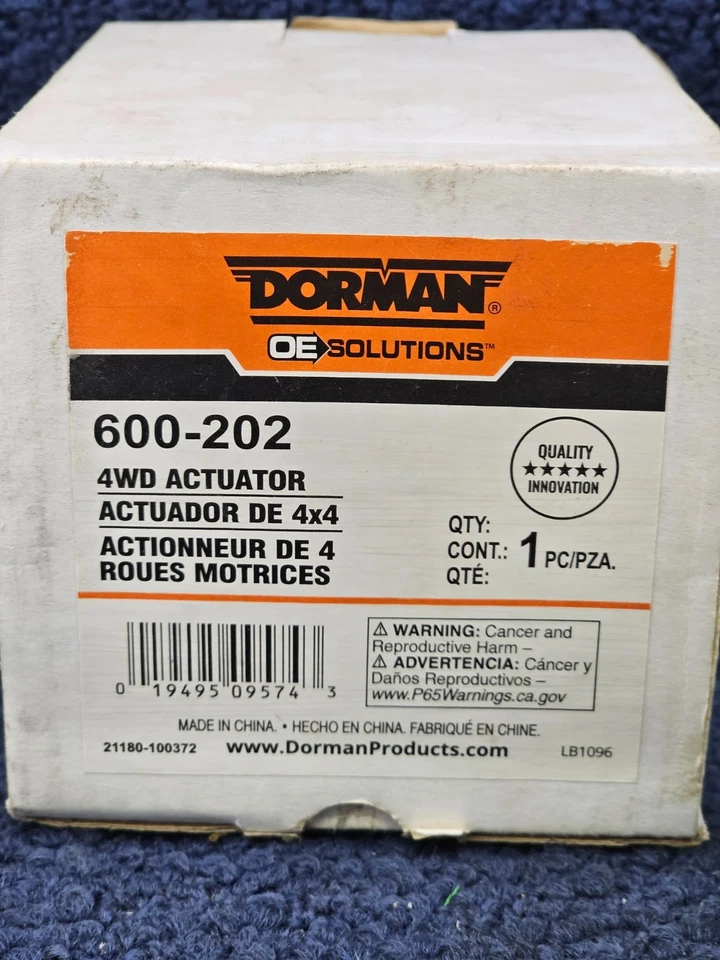 Dorman 600-202: desconexión de actuador de vacío 4x4 para Dodge Jeep 4506116 4882682 Foto 2 de 4