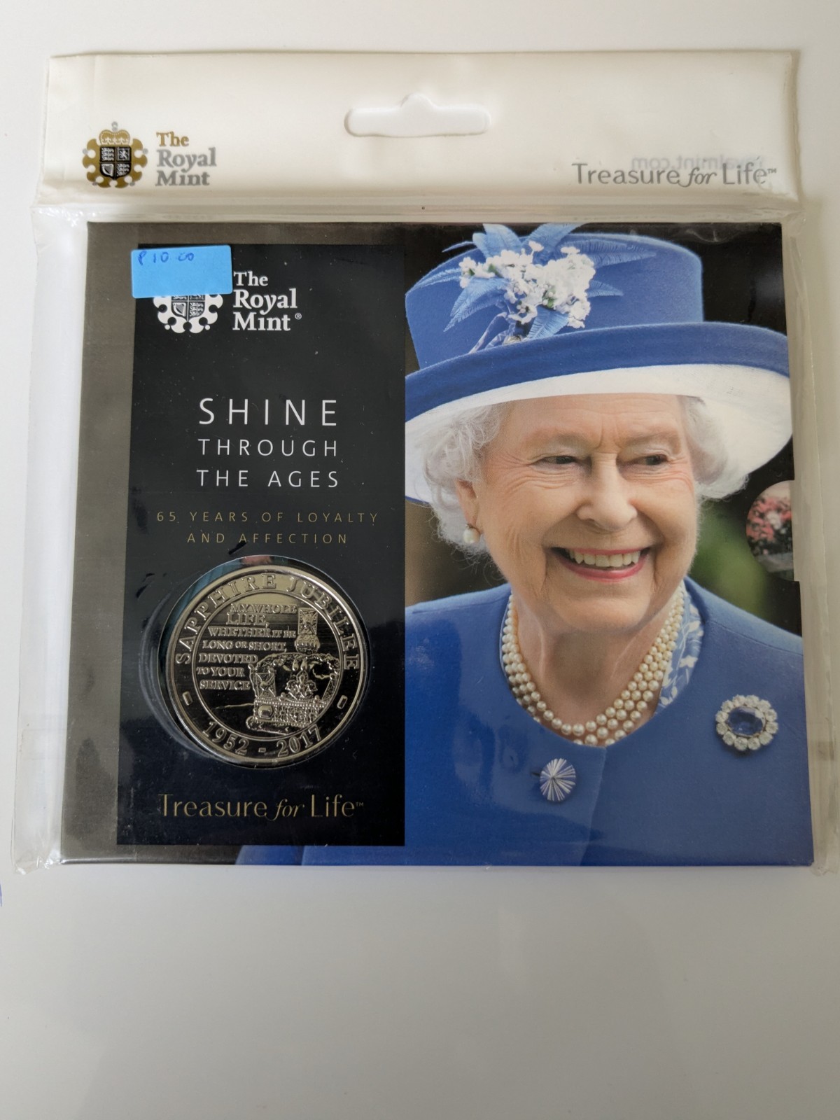 2017 Royal Mint Sapphire Jubilee £5 Brilliant Uncirculated Coin Pack