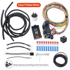 For Universal 8 Circuit Universal Wire Harness Muscle Car Hot Rod Street Rod Rat For Universal 8 Circuit Universal Wire Harness Muscle Car Hot Rod Street Rod Rat