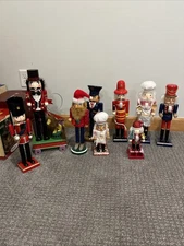 Vintage Wooden Soldier/Chef/Fireman/Soldiers/Circus Nutcracker 16" Christmas9 Ps