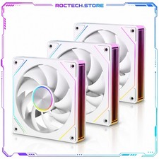 3 PACK FORWARD ARGB  PWM RGB 120mm Desktop PC Computer Case CPU Cooling Fan
