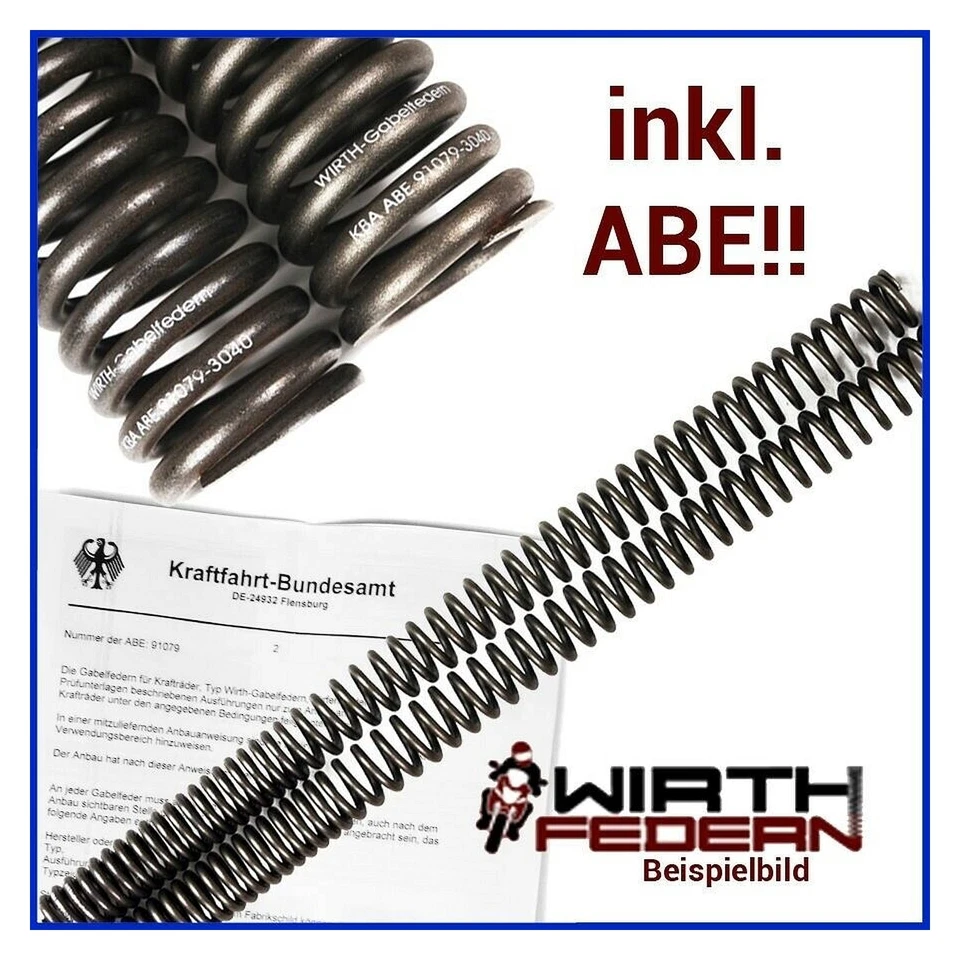 Wirth molle forcella progressivo per Kawasaki Z 1000 J anno 1981-1982 - Immagine 4 di 4