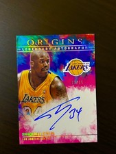 Shaquille O'Neal 2021-22 Panini Origins Legendary Autographs Pink /15 Auto SSP