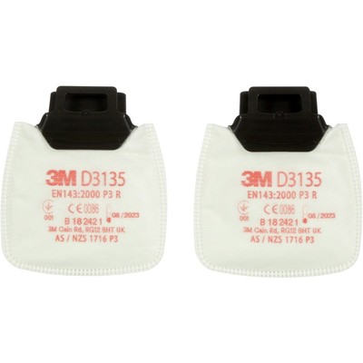 3M D3135 Secure Click P3 R Partikelfilter  2 St.