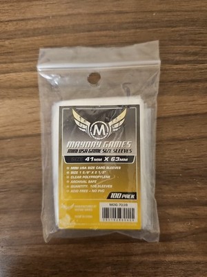 Mayday Games Mini USA Card Standard Sleeves (41x63mm) 100 pack
