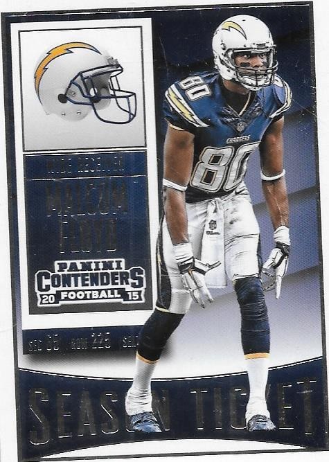 MALCOLM FLOYD 2015 PANINI CONTENDERS SEAON TICKET CARD / FREE SHIPPING