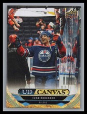 2024-25 Upper Deck #C125 Evan Bouchard UD Canvas Edmonton Oilers