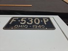 1940 OHIO LICENSE PLATE F·530·P Black/White(?) Fair Condition — photo 8
