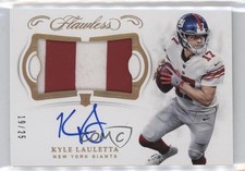2018 Panini Flawless Rookie 19/25 Kyle Lauletta #RPA-KL Patch Auto 5w7