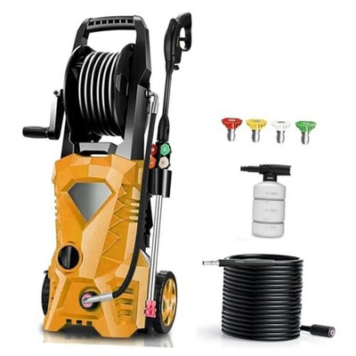 #ad 5000PSI Electric Pressure Washer 2025 2.7GPM High Power Washer with 4 Orange $167.05