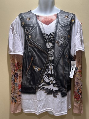 Men s Faux Real T Shirt Sz XL