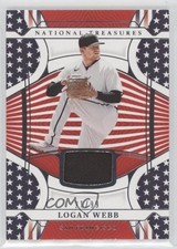 2022 Panini National Treasures Red White & Blue Materials /99 Logan Webb 5h8