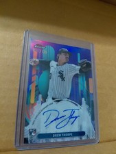 Drew Thorpe (RC) 2025 Topps Finest Purple Refractor Auto /125 FA-DT White Sox