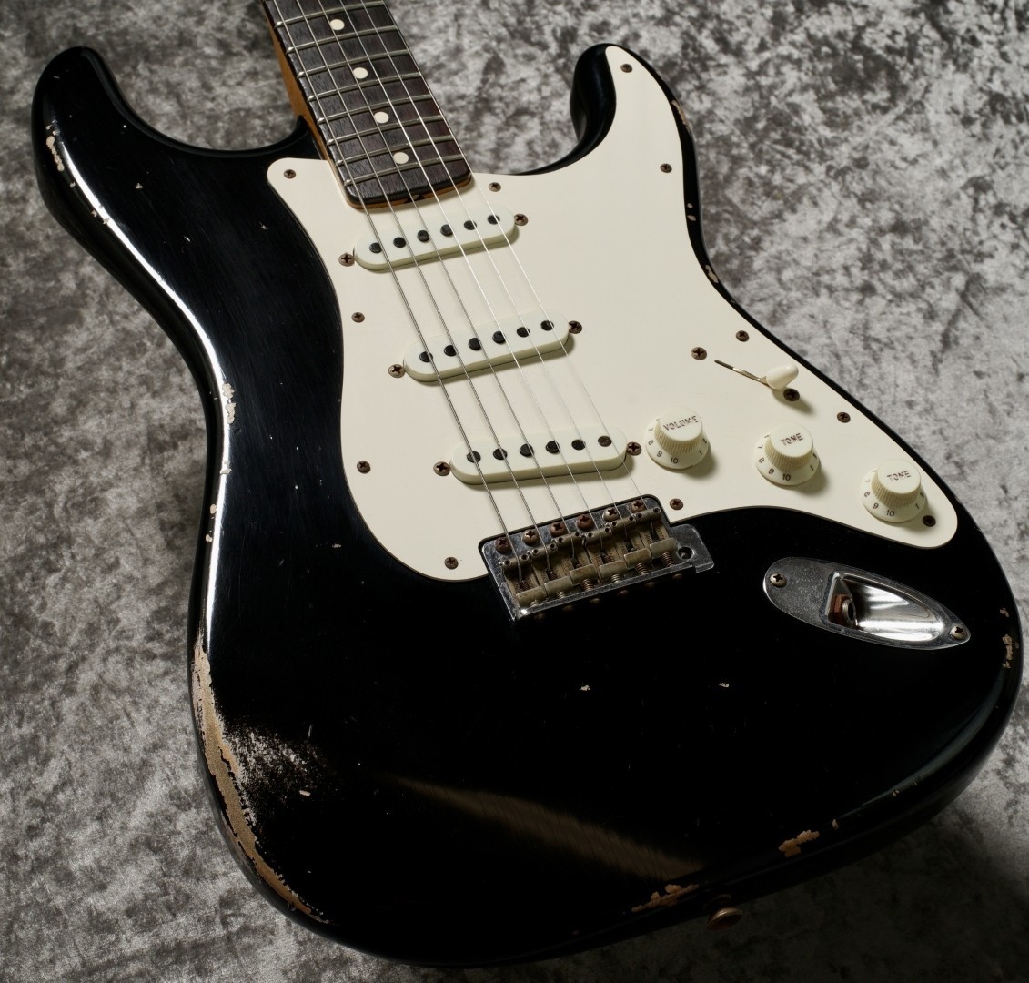 Fender Custom Shop 1959 Stratocaster Relic / Aged Black Used Electric Guitar