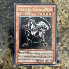 Yugioh Horus The Black Flame Dragon LV4 1st Edition Ultimate SOD-EN006