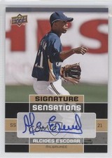 2010 Upper Deck Signature Sensations Alcides Escobar #SS-AE Auto 0a1