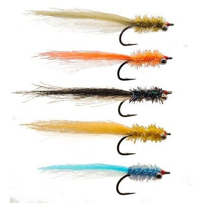 Kleiner Sandaal Meerforellenfliege handgebunden auf Ahrex Haken Out for Trout