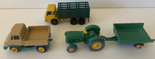 Matchbox #50 John Deere Lanz 700 Tractor & trailer 4 stake truck 49 Unimog truck