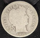1915 P Philadelphia Mint Barber Dime