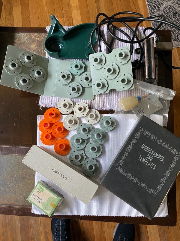 Vintage Sewing Parts/Accessories-Sears Kenmore 12 Piece Stitch Pattern Cams, +