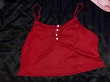 2 Pink And Red Plus Size Thin Strap Tops 4xl