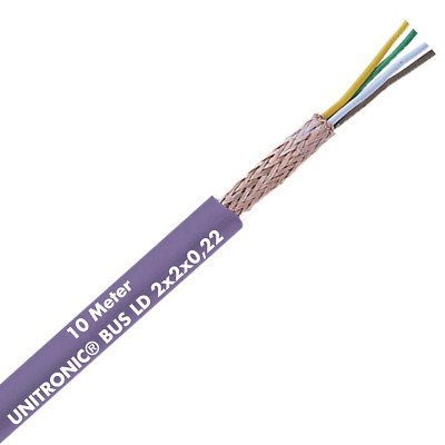 10 Meter Lapp Kabel 2170204 Unitronic BUS LD 2x2x0,22 Datenkabel Leitung Litze