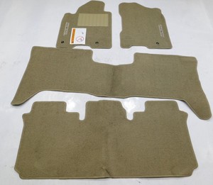 2013 2014 2015 Nissan Armada Beige Logo 4pc Floor Mat Mats Oem