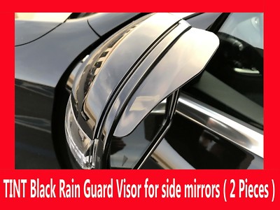2x Black Side Mirror Rain Guard Sun Visor Shade Shield (ForSCION04-16)