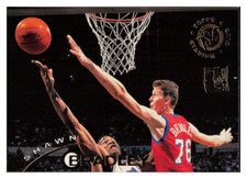 E669 SHAWN BRADLEY 1994-95 TOPPS STADIUM CLUB 1ST DAY ISSUE #89 76ERS