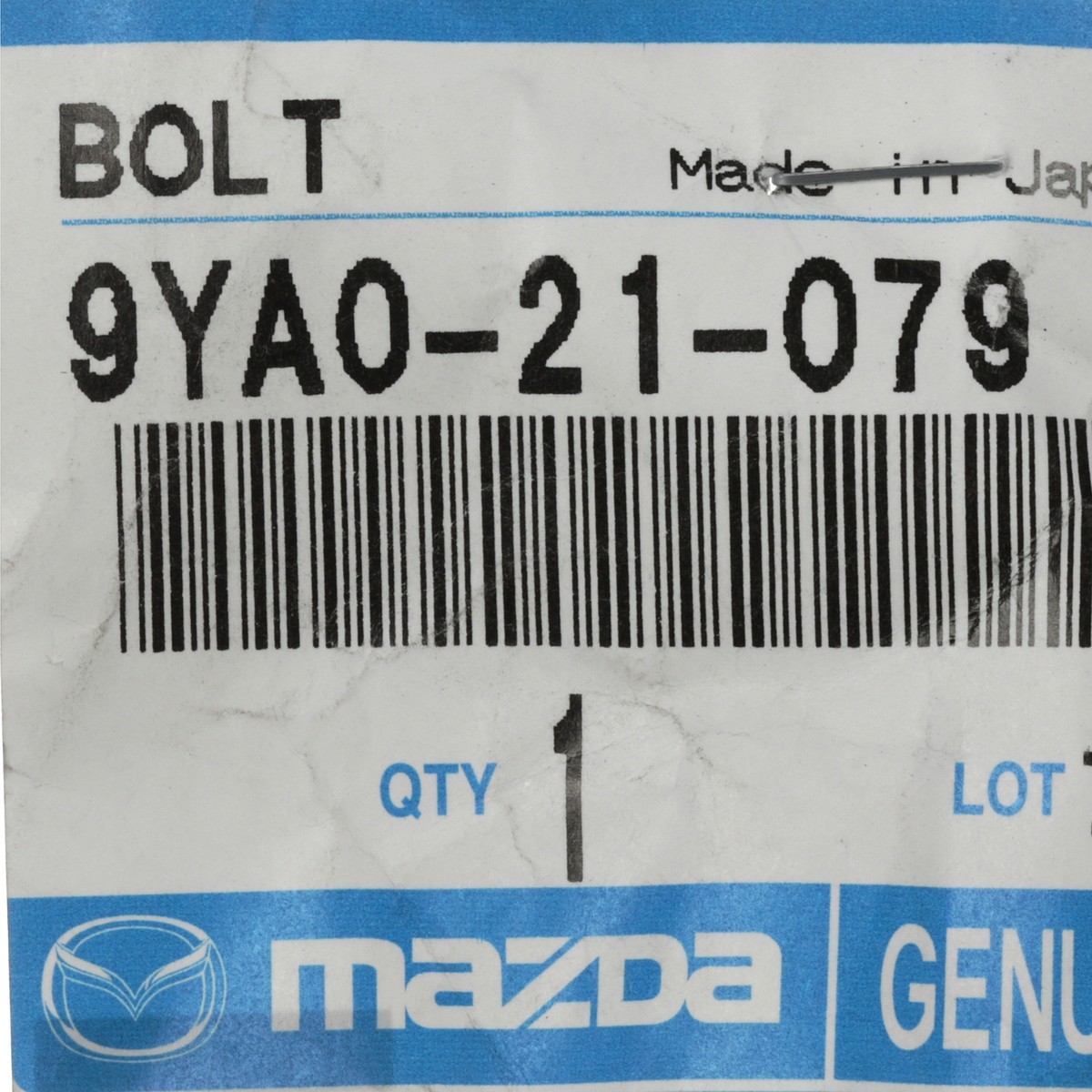 OEM NEW 2006-2017 Mazda 2 3 5 6 MX5 Miata Seat Assembly Mount Bolt