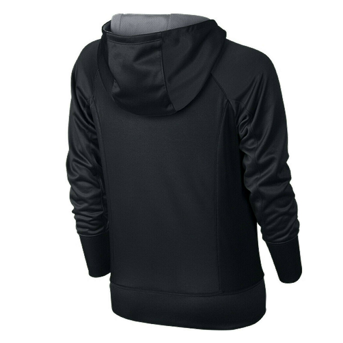 NIKE Black Girls KO 3.0 Therma-fit Fleece Training Pullover
