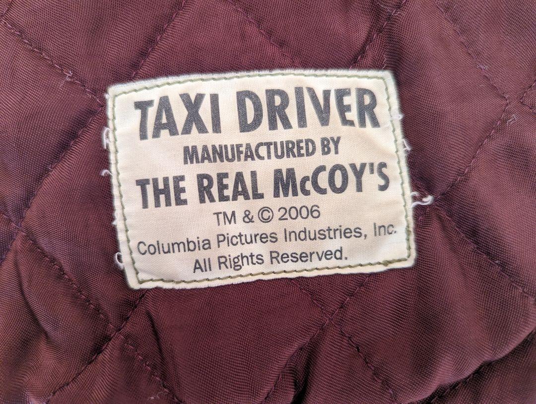 The Real McCoy's TAXI DRIVER Tankers Jacket Khaki Size M The Real McCoy's TAXI DRIVER Tankers Jacket Khaki Size M
