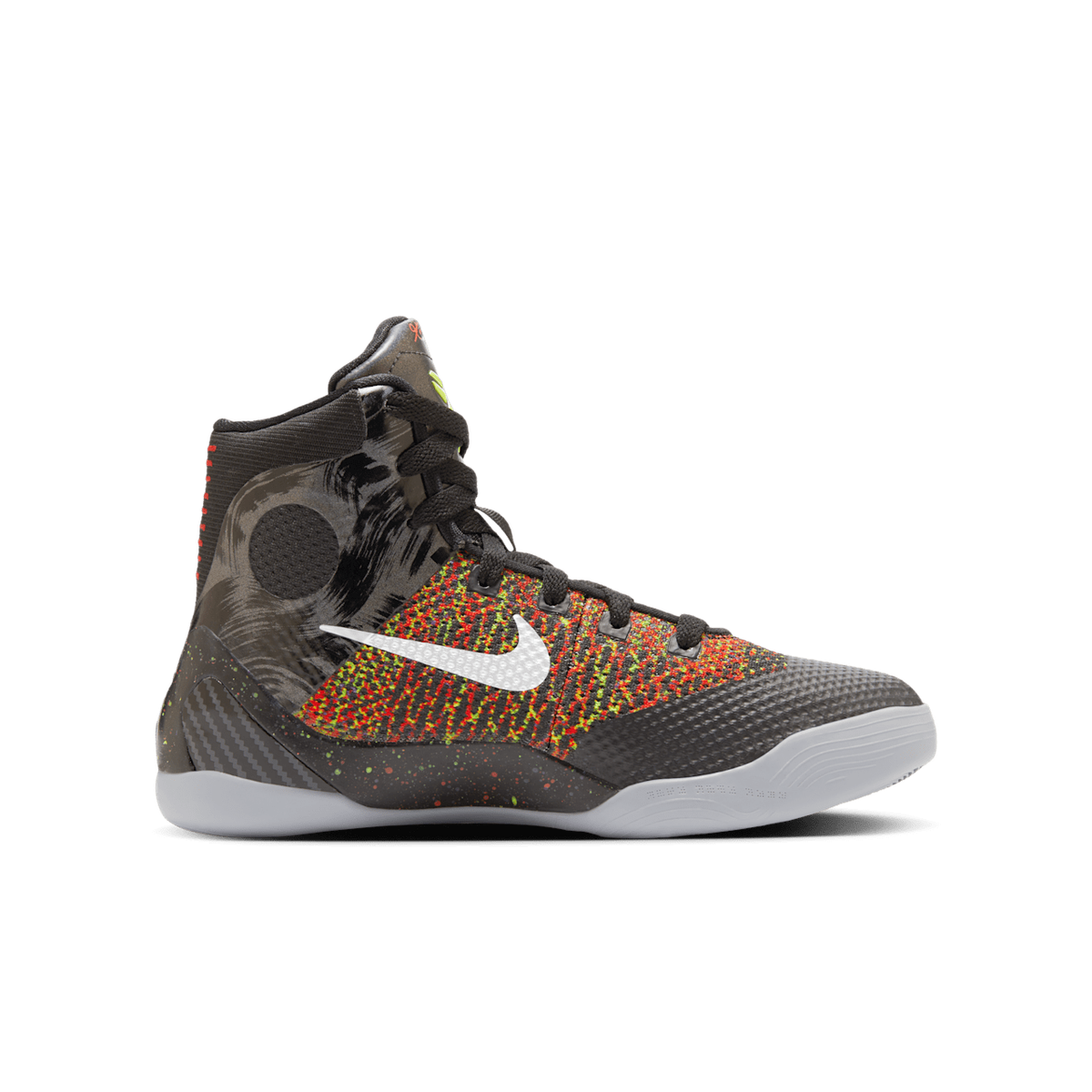 HJ9446-001 Nike GS Kobe 9 Elite Protro Black and Metallic Silver