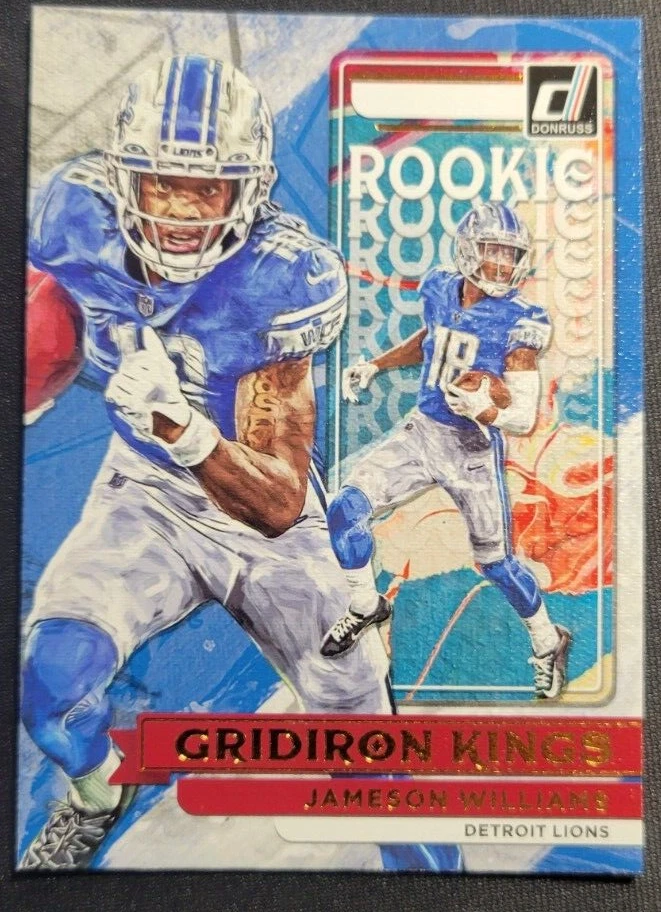 2022 Panini Donruss - Rookie Gridiron Kings #RGK-7 Jameson Williams (RC)