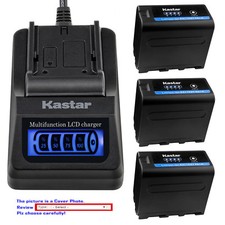 Kastar Battery Fast Charger for Sony NP-F970 Pro CCD-TR290 CCD-TR300 CCD-TR311