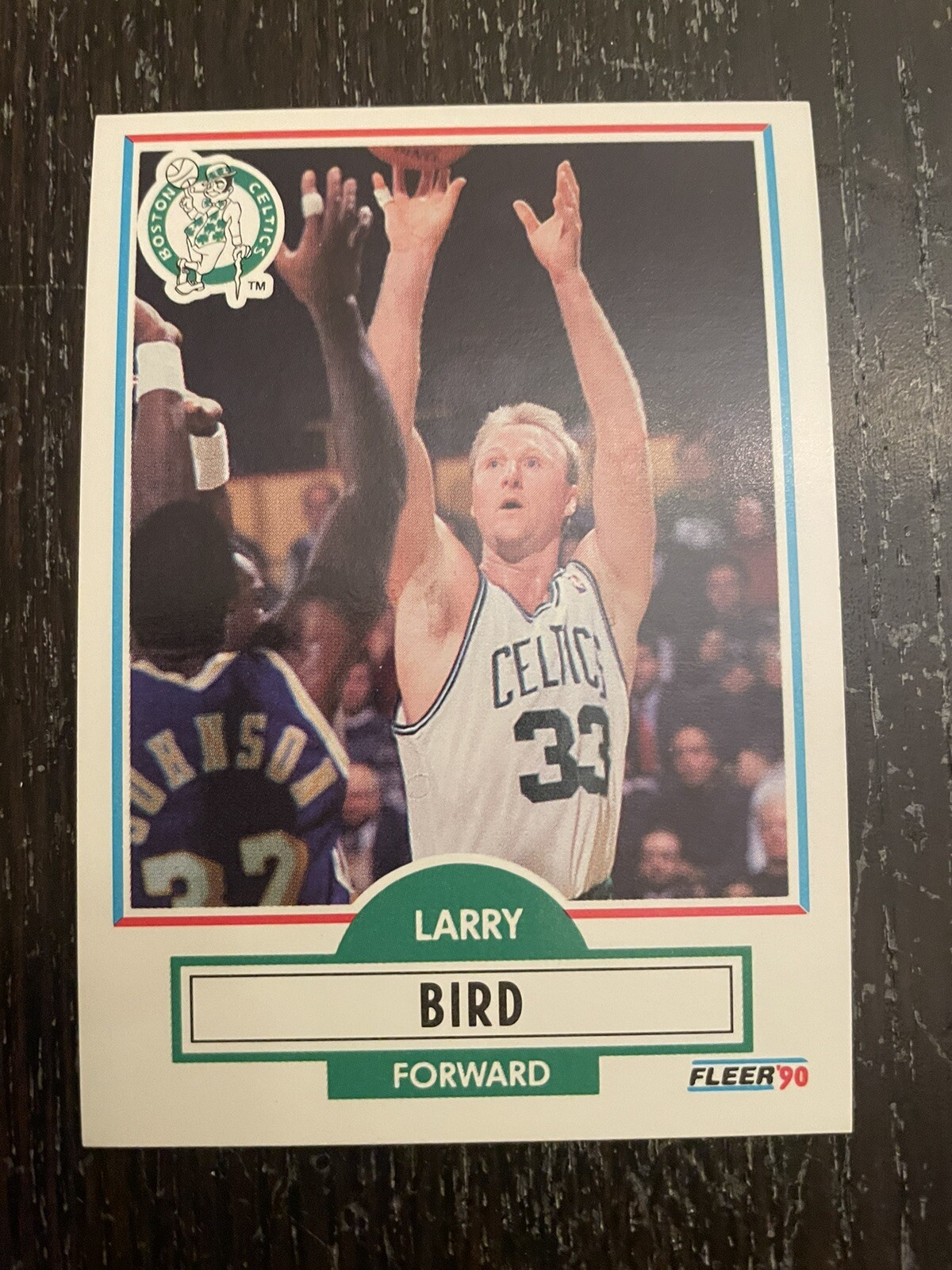 1990 Fleer Basketball #8 Larry Bird Boston Celtics