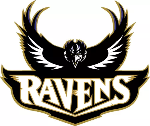Baltimore Ravens sticker logo NFL weatherproof bumper vinyl decal