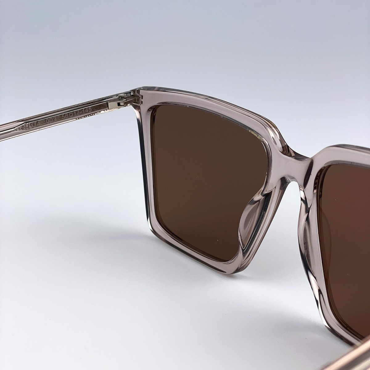 Saint Laurent Men AUTHENTIC Sunglasses Nude Brown Square  display picture 1