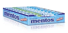 Mentos Mint Chewy Dragees Just Natural 20×38g Packets
