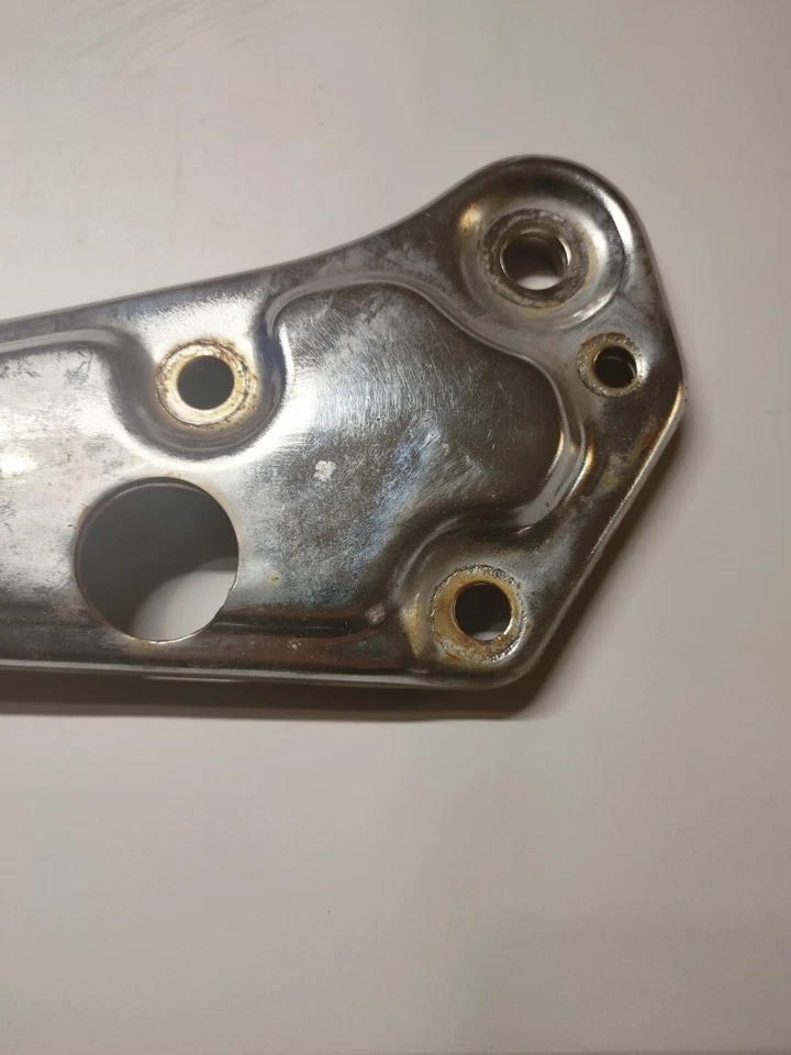 1981 Suzuki GS450T Right Muffler Foot Peg Bracket Mount 43810-44102 - Image 3 of 4