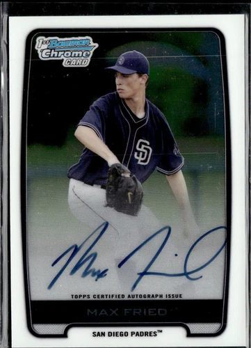 2012 Bowman Draft Picks & Prospects #BCA-MF Max Fried Auto NM - Picture 1 of 2