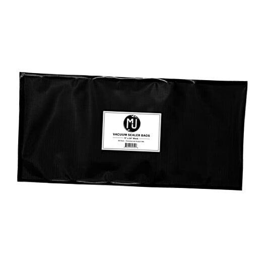 Commercial-Grade 11x24 5 Mil Black Vacuum Sealer Bags for Food