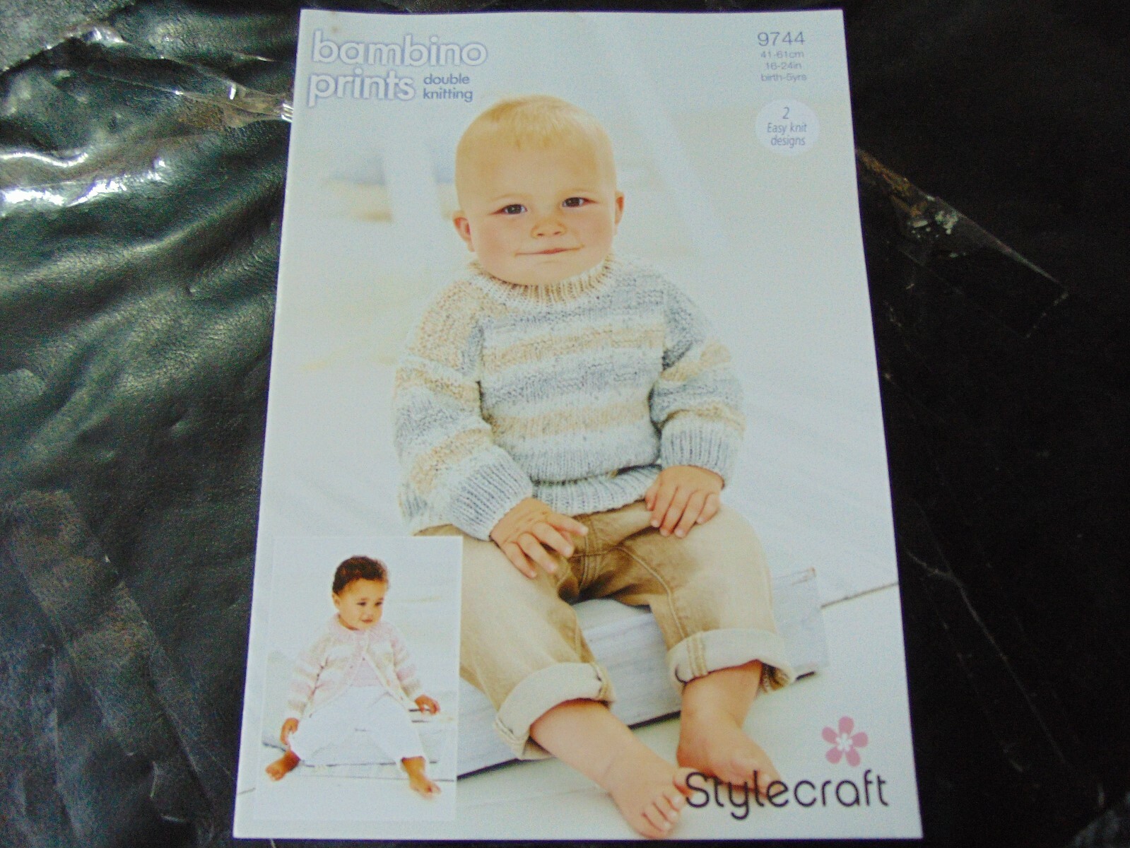 Stylecraft Double Knitting Pattern 9744 Jumper and Cardigan 16 - 24 ins