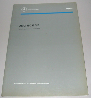 Workshop Manual Mercedes 190 E 3.2/3.2 AMG with 6 Cylinder Engine 09/1991!