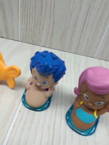 Nick Jr Bubble Guppies School Bus Replacement Figures Molly Gil Mr Grouper lot - Picture 5 of 9